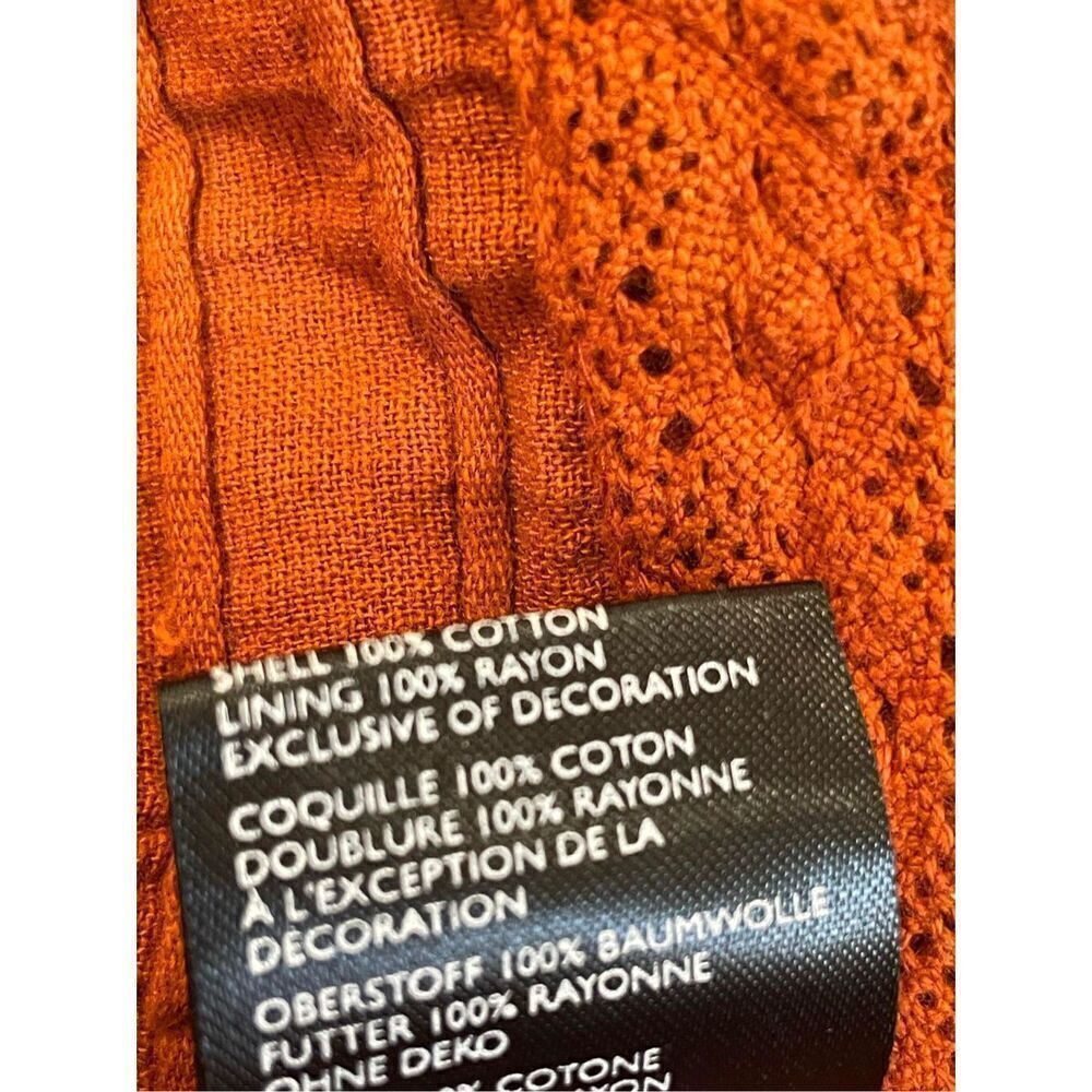 Free People Orange Ruffle Tank Top - Picture 5 of 6